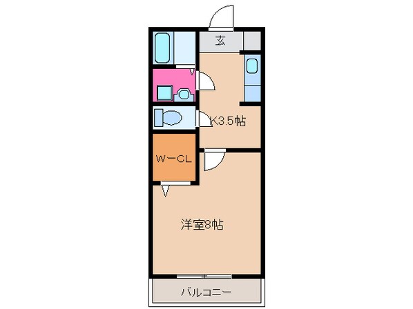 近鉄弥富駅 徒歩20分 2階の物件間取画像